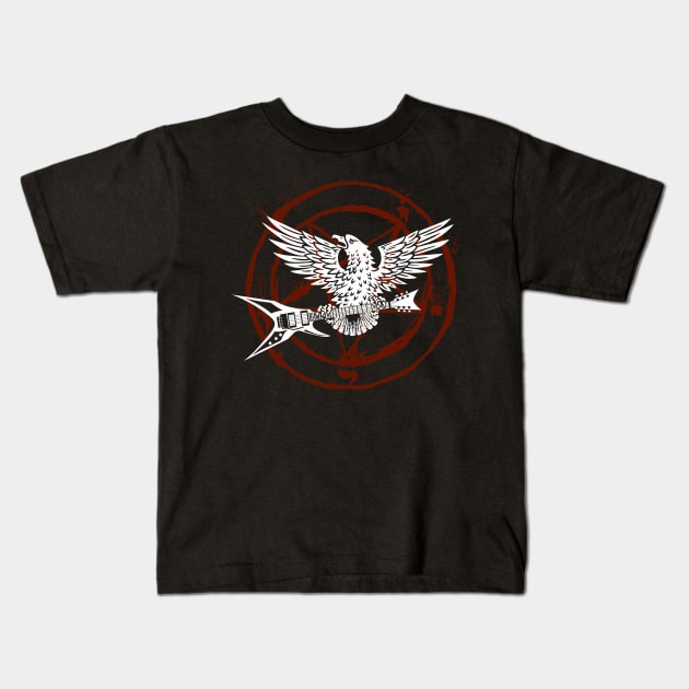 Heavy Metal is Freedom Kids T-Shirt by knightwatchpublishing